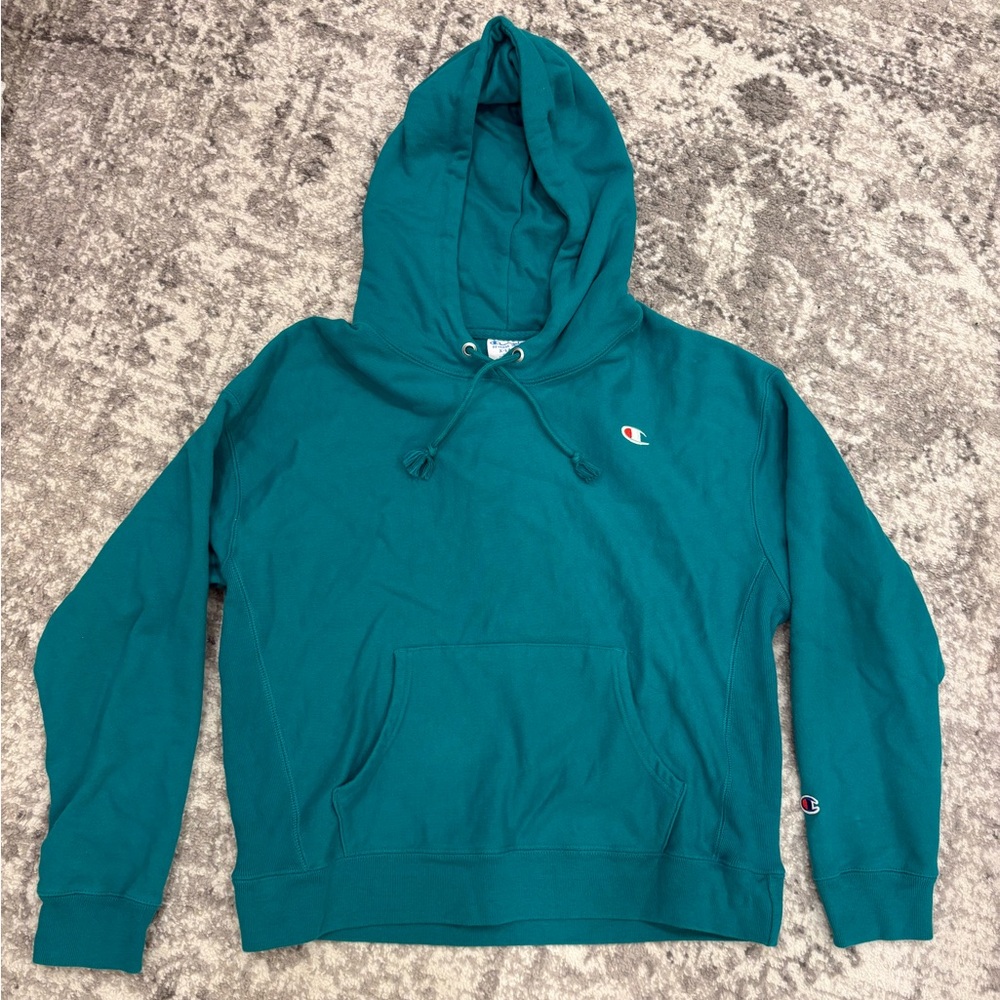 Champion Turquoise Pullover Hoodie